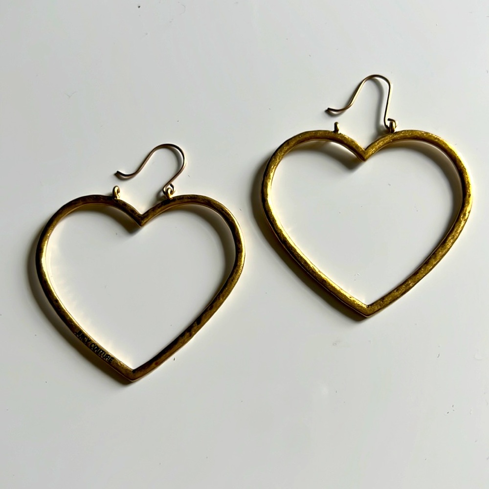 Juicy Couture heart earrings